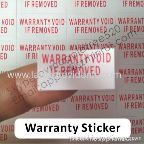 Tamper Evident Security Sticker,rectangular Destructible Warranty Sticker,warranty Void If Removed Eggshell Sticker 